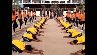 Yoga day at MJPTBCWR NARKETPALLY [upl. by Oigroeg]