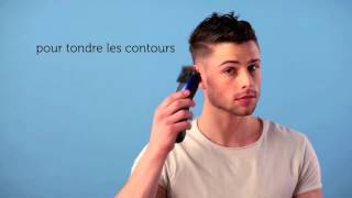 Tutoriel coupe cheveux homme  Side Swept et dégradé avec la tondeuse Precison Cut HC5900 [upl. by Remled]