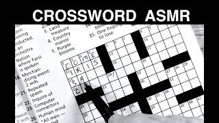 Crossword Puzzle 10  ASMR [upl. by Fromma]