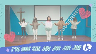 Ive Got the Joy Joy Joy Joy Listener KidsBody Worship  Kidspring Worship [upl. by Airdnaid]