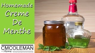 Homemade Creme De Menthe [upl. by Egiedan]