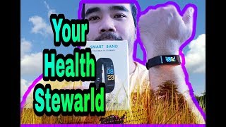 My new SMART BAND watch  UNBOXING  Your Health Steward  MacoiTV [upl. by Arvind]