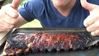 BBQ Spare Ribs on the Louisiana Grills BBQ [upl. by Deys]