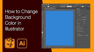 How to Change Background Color in Illustrator [upl. by Alaaj]