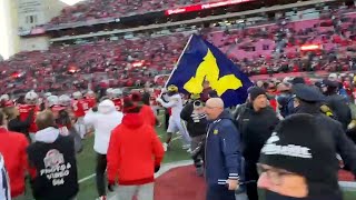 Brawl breaks out after Michigan beats Ohio State and plants a flag in The Horseshoe  ESPN CFB [upl. by Defant]