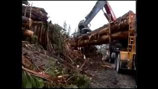 Extreme trucking on Vancouver Island [upl. by Yatzeck]