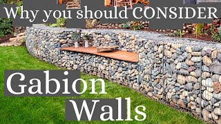 Gabion Retaining Walls INEXPENSIVE amp SUPER COOL [upl. by Girovard961]