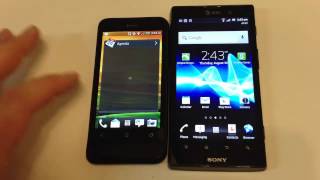 HTC One V vs Sony Xperia Ion [upl. by Eelegna494]