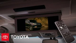 2011  2012 Sienna HowTo Dual View Entertainment Center  Toyota [upl. by Eiclek]