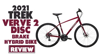 Trek Verve 2 Disc Brake Hybrid Bike Review An InDepth Review Insider Breakdown [upl. by Aihsotan]