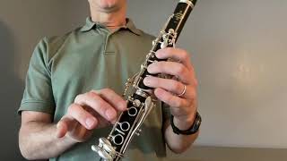 Bb chromatic scale on clarinet [upl. by Lyn721]