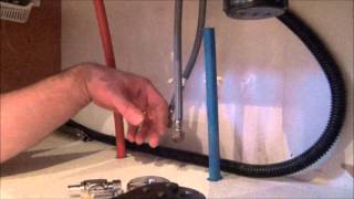 How to Install Pex Pipe Waterlines in Your Home Part 3 Plumbing Tips [upl. by Koblick214]