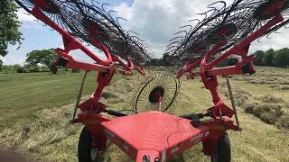 Kubota MX6000 Making Hay [upl. by Sparks]