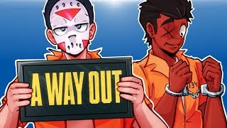 Lets Play A Way Out  PC Gameplay Part 1  A Tasteful Little Durf [upl. by Ecinehs]