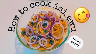 HOW TO COOK ISI EWU  TRADITIONAL FOOD  NIGERIA FOOD RECIPES [upl. by Einnim420]