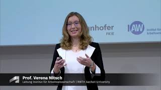 Menschengerechte Digitalisierung – Wie passt der Mensch in die Arbeitswelt 40  Prof Verena Nitsch [upl. by Concettina]