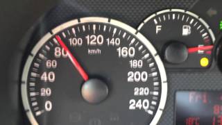 Fiat Panda 100HP Acceleration 0150 kmh [upl. by Reba]