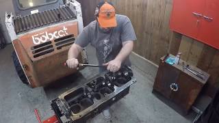 Chevy 235 Inline 6 Engine Rebuild Pt2 [upl. by Trix]