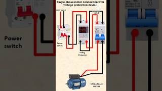 Motor connection with Voltage Protection Device। Technical Zone [upl. by Nyvlem944]