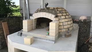 Pompeii Brick Pizza Oven Pizzaofen selber bauen DIY [upl. by Moersch]