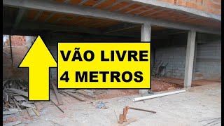 Qual a FERRAGEM para uma VIGA DE CONCRETO com 4 metros de vão livre [upl. by Hersch83]