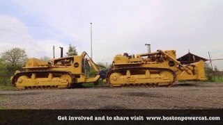 Caterpillar twin D9 bulldozer 770 horsepower DD9GQuadTrac [upl. by Davilman]