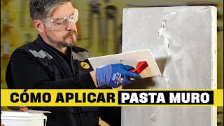 Cómo aplicar pasta muro de forma correcta  Lo Mejor [upl. by Eimat]