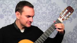 La Paloma by Sebastian Yradier on classical guitar [upl. by Pendergast]