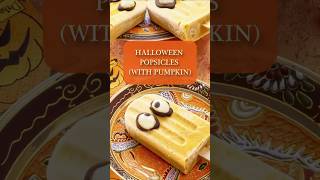 Pumpkin Popsicles For Halloween Halloween2024halloweentreatsHalloweenPartyFoodPumpkinRecipes [upl. by Deach]