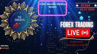 Live Forex Trading238 I YSRTRIDENTFX I వైస్సార్ ట్రైడెంట్ fx l 19 July 2024  XAUUSD [upl. by Dietz]