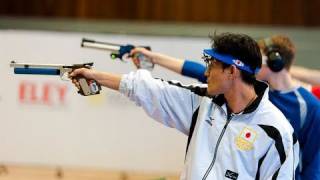 Finals 10m Air Pistol Men  ISSF World Cup Series 2011 Combined Stage 2 Sydney AUS [upl. by Erdman]