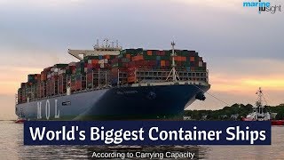 Top 10 Biggest Container Ship In The World 2019 [upl. by Nuahsyar]