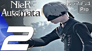 Nier Automata  Gameplay Walkthrough Part 2  City Ruins amp Desert Zone PS4 PRO [upl. by Leahsim303]