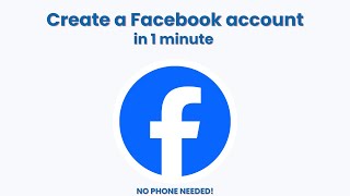 HOW TO CREATE A FREE FACEBOOK ACCOUNT IN 1 MINUTE 2025 UPDATE [upl. by Dnomasor]