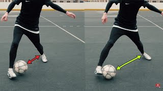 How to do ELASTICO – the Ronaldinho Skill  Football Skills Tutorial Elastico [upl. by Marden]