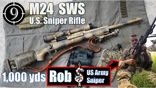 M24 SWS Sniper Weapon System 1000yds Practical Accuracy Feat Rob Ski  US Army Sniper [upl. by Nossaj]