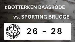 Krachtbal 1NHA Baasrode  Sporting Brugge [upl. by Yrroc]