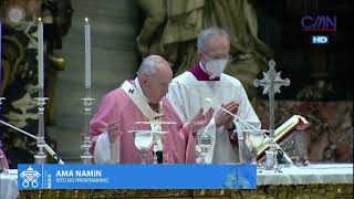 Ama Namin  The Lord’s Prayer  Pope Francis  Vatican City Rome [upl. by Nalorac380]