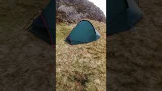 Blackbeck Tarn wild camping below Haystacks in the Lake District hiking travel camping wildcamp [upl. by Uot]