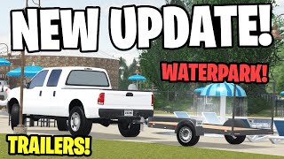 THE NEW GREENVILLE UPDATE IS HERE TRAILERSWATERPARK  Roblox Greenville [upl. by Irret53]