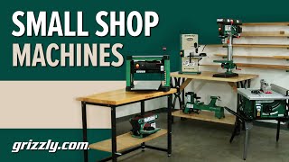 Small Woodworking Shop The Essential Grizzly Tools [upl. by Jamie]