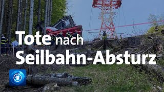 Tote nach SeilbahnAbsturz in Norditalien [upl. by Liana]