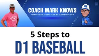 FREE REPORT The 5 Steps to D1 Baseball1 [upl. by Refinnej]