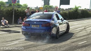 BMW M5 F90 Competition EPIC Powerslides and Drifts [upl. by Appilihp945]