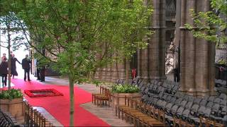 Royal Wedding clergyman cartwheels in Westminster Abbey  Channel 4 News [upl. by Lois]