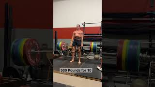 500lb Deadlift for 10 reps [upl. by Naxor]