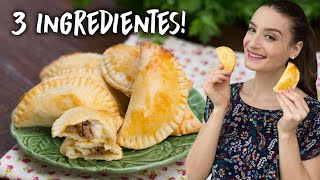 PASTELZINHO DE FORNO 3 INGREDIENTES Assado e Fácil de fazer  Cozinha do Bom Gosto  Gabi Rossi [upl. by Rem82]