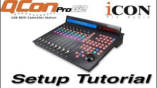 How To Setup The QCon Pro G2 DAW Controller  YouTube [upl. by Callery873]