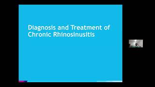 Diagnosis and Treatment of Chronic Rhinosinusitis [upl. by Jonathon784]