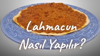 Evde Lahmacun Nasıl Yapılır [upl. by Ramyaj]